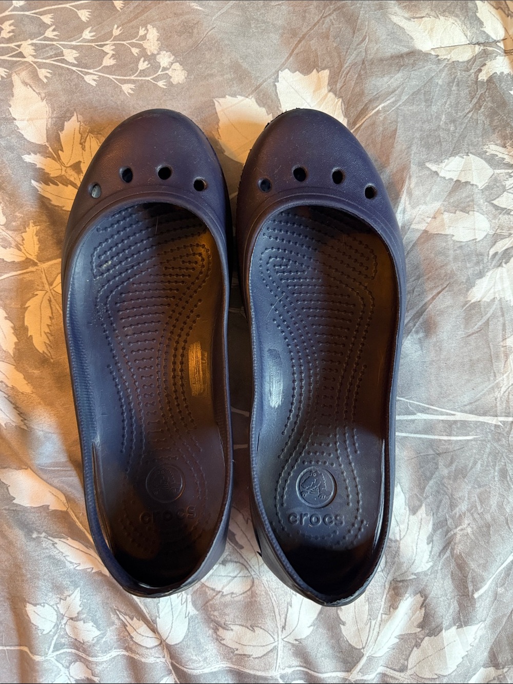 CROCS Women’s Navy Slip-On Ballet Flats